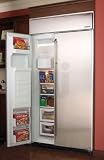 Dacor Epicure Series EF48BDCB 48'' Built-in Side-by-Side Refrigerator with External Ice/Water Dispen