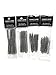 Crinkled Hairpin Variety 4-pack: Amish Made Heavy Duty Stainless Steel Crinkled Hair Pins: 3