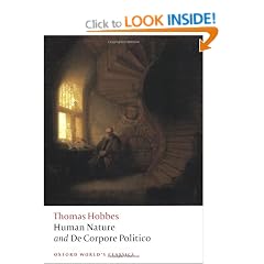 Human Nature and De Corpore Politico: Human Nature and The Elements of Law Natural and Politic: With Three Lives: Human Nature Pt. 1 (Oxford World's Classics)