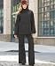 Calvin Klein Double-Breasted Swing Peacoat