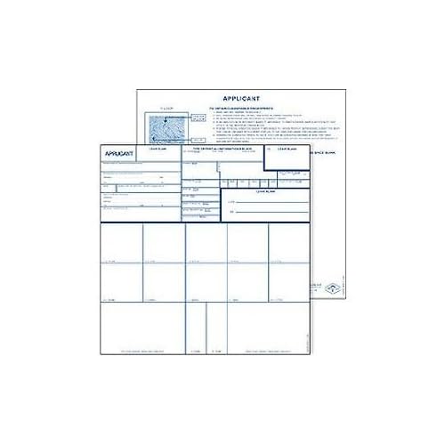 Blank Fingerprint Form