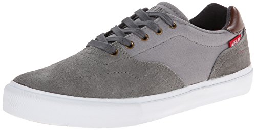 Dekline Men's Wayland Skateboard Shoe,Mid Grey/Pewter,9 M US