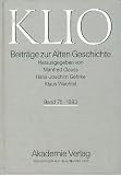 KLIO - Beitr&auml;ge zur Alten Geschichte - Band 75 - 1993. - Clauss Manfred Hans-Joachim Gehrke und Klaus Wachtel (Hrsg.):