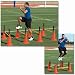Set of Adjustable Hurdle Cone Set - Exercise