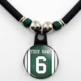 New York Jets Jersey Necklace Personalized with Your Name and Number