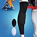 AGPTEK® Strengthen Kneepad Honeycomb Pad Crashproof Antislip Basketball Leg Knee Long Sleeve Protective Pad(Black/White/Blue/Red, M,L,XL)
