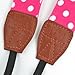 Bluecell AR-007 Pink Color with White Dots Digital DSLR Camera Camcorder Neck Shoulder Straps Belt for Canon Nikon Samsung Olympus Sony Fujifilm Panasonic