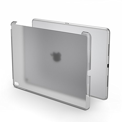 iPad Pro 9.7 Case - MoKo Frosted Translucent Slim Hard Plastic Bumper Protector / Back Cover for Apple iPad Pro 9.7 Inch 2016 Tablet, Frosted BLACK (Compatible with iPad Pro Official Smart keyboard)