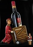 BELLHOP WINE HOLDER WITH BOTTLE TOPPER