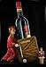 BELLHOP WINE HOLDER WITH BOTTLE TOPPER