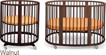Hot Sale Stokke Sleepi System, Walnut Brown