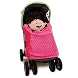 Secure2Me Clip-on Baby Blanket : Raspberry Sorbet - Made in USA