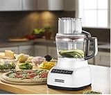 KitchenAid KFP0922WH White 9 Cup Food Processor with Mini Bowl