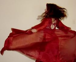 Copper Brown Rectangular Silk Veil with Rounded Corners