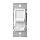Leviton 6623-PW SureSlide 600W Preset Incandescent Dimmer, 3-Way, White