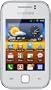 Samsung Galaxy Y S5360 Smartphone (7,62 cm (3 Zoll) Display, Touchscreen, 2 Megapixel Kamera, Android 2.3) pure-white