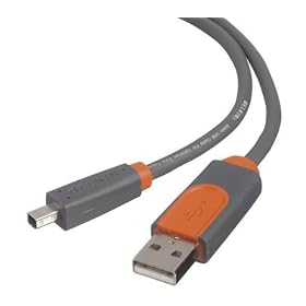 Belkin Pro Series 4-Pin USB 2.0 Mini-B Cable, USBA - 4-Min Mini