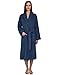 TowelSelections Turkish Cotton Robe Terry Shawl Bathrobe for Women and Men Medium/Large Bijou Blue