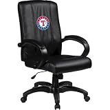Home Office Chair with MLB Logo Panel Team: Texas Rangers