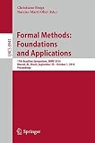 Formal methods: foundations and applications : 17th Brazilian Symposium, SBMF 2014, Maceió, AL, Brazil, September 29 - October 1, 2014, proceedings
