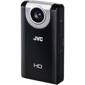 JVC GCFM2BE Full HD Pocket Camcorder with 3 inch Touch Panel - Black