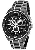 Men's Identity Chronograph Black Dial Black Ceramic/Stainless Steel
