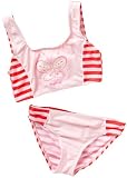 Produkt-Bild: Playshoes M&auml;dchen Bikini, gestreift UV-Schutz 50+ Bikini Schmetterling in rosa mit roten Streifen 461044