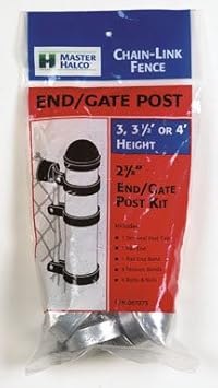 MASTER HALCO INC 087073 CHAIN LINK 4 END/GATE POST KIT