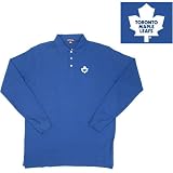 Toronto Maple Leafs NHL Classic Pique Long Sleeve Polo Shirt (Dk Royal)