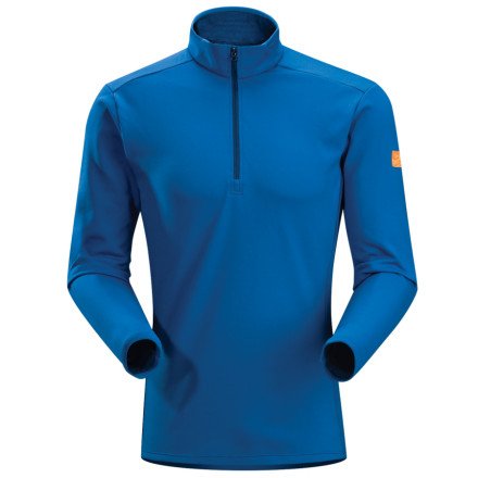 Arc'teryx Phase SV Zip-Neck Top - Men's Miro Blue, L