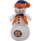 10" NCAA Kansas Jayhawks LED Lighted Christmas Snowman Table Top Figure