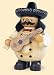 Räuchermänner Mexikaner mit Gitarre - 14 cm