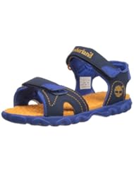 Shoes: Timberland Splashtown 2 Strap Sandal (Toddler/Little Kid/Big Kid),Navy/Orange,11 M US Little Kid - Timberland
