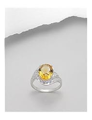 CZ Ring In 92.5 Sterling Silver