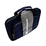 CaseCrown Double Memory Foam Case (Navy Nylon w/Pocket) to Carry the Toshiba Mini NB305 10.1-inch Netbook