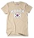(Cybertela) Korea Flag Men's T-shirt Country Pride Tee