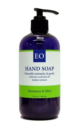 EO Hand Soap, Rosemary & Mint, 12-Ounce Bottles (Pack of 3) by EO