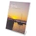 deflect-o Superior Image L-Frame Base Slanted Desktop Sign Holder, Plastic, 5 x 7 Inches (590301)