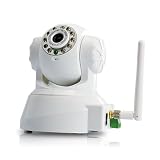 IP Surveillance Camera with Angle Control and Motion Detection (White)