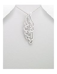 Pendant Necklace In 92.5 Sterling Silver