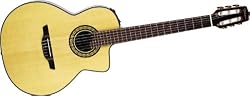 Takamine Pro Series TC135SC Acoustic Electric 14 Fret Classical Guitar, Natural with Case