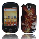 For T-Mobil Samsung Gravity Smart T589 Accessory - Flaming Rose Design Hard ....