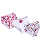 Sesame Street "Elmo" Girls 3 Pair Panty Pack (Sizes 2T - 4T)