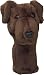 Daphnes Chocolate Lab Golf Headcover