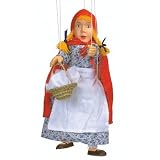 Red Riding Wooden Marionette