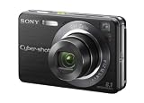 Sony CyberShot W130 Digital Camera - Black (8.1MP, 4x Optical Zoom) 2.5" LCD