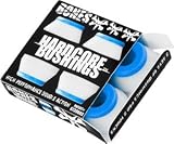 Bones Wheels Hardcore White / Blue Skateboard Bushings - Includes 4 Pieces - Soft