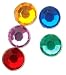 7mm Round Rhinestones - 32PK/Multi