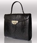 Alligator Handbag - Briefcase - Made in ITALY - 3460