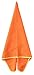 Sinland 16 Inch X 24 Inch 320gsm Thick Microfiber Waffle Weave Kitchen Towels Dish Drying Towels Dish Cloths(pack of 3,orange/edge Yellow)